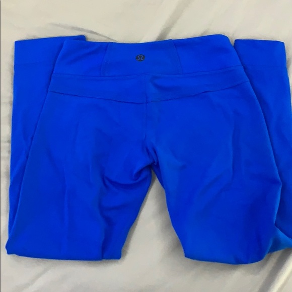 lululemon athletica Pants - Blue crop leggings
